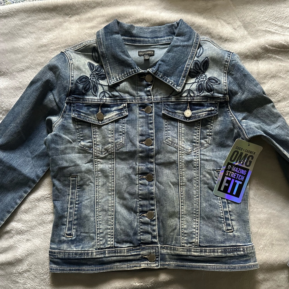Embroidered Denim Jacket